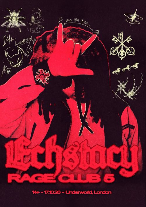 ECHSTACY - RAGE CLUB 5 ECHSTACY at Underworld on 17 October 2026 gig poster