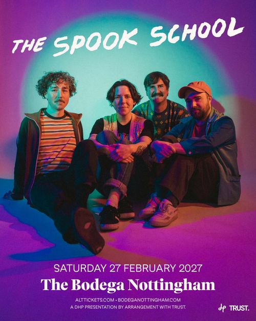 THE SPOOK SCHOOL at The Bodega on 27 February 2027 gig poster