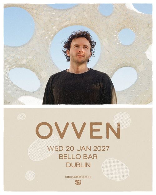 OVVEN at Bello Bar on 20 January 2027 gig poster