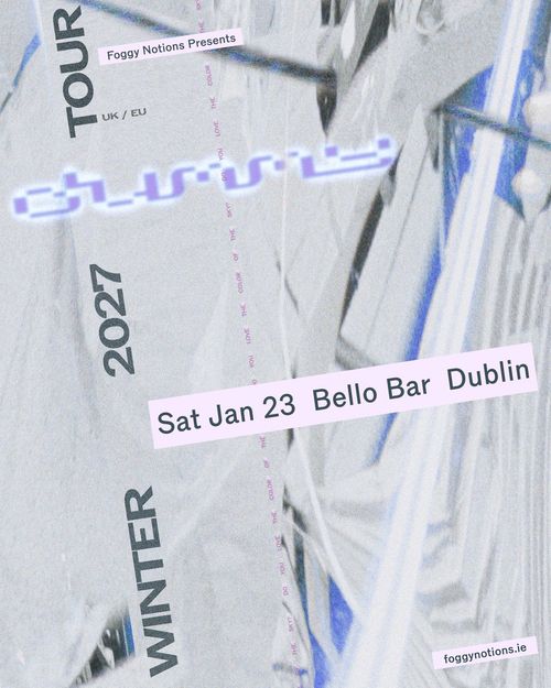 Chvrches - Winter Tour 2027 CHVRCHES at Bello Bar on 23 January 2027 gig poster