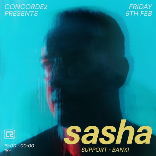 sasha BANXI at CONCORDE2 on 5 February 2027 gig poster