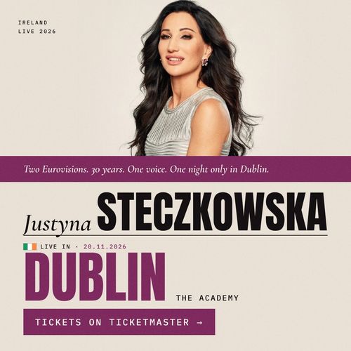Justyna STECZKOWSKA LIVE IN DUBLIN Justyna Steczkowska at The Academy on 20 November 2026 gig poster