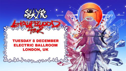 Slayr - Gravyblood Tour slayr at Electric Ballroom on 8 December 2026 gig poster