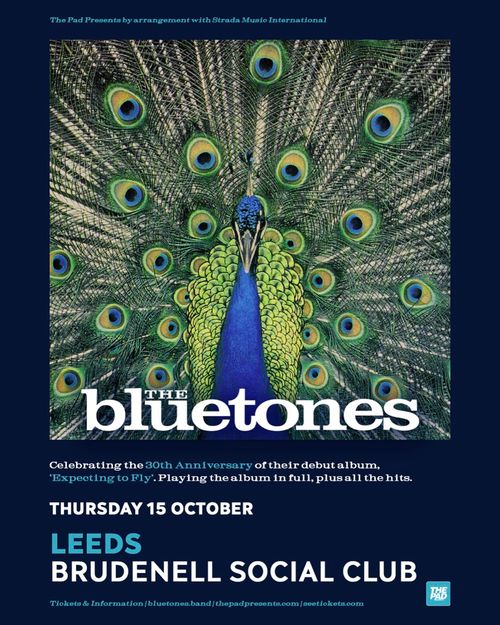THE BLUETONES at Brudenell Social Club on 15 October 2026 gig poster