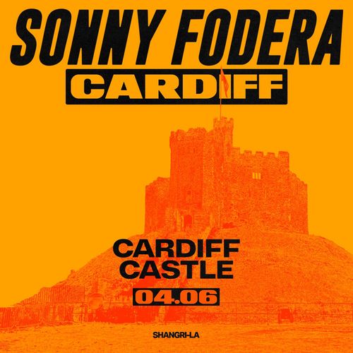 SONNY FODERA at Cardiff Castle on 4 June 2027 gig poster