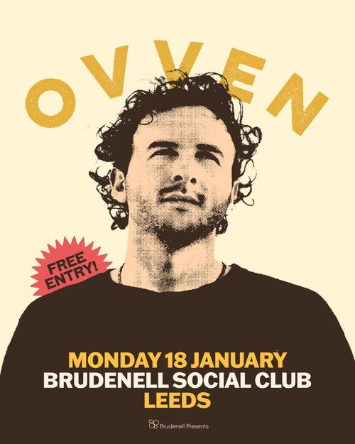 OVVEN at Brudenell Social Club on 18 January 2027 gig poster
