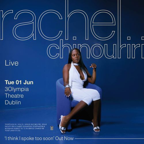 rachel chinouriri Live Rachel Chinouriri at 3Olympia Theatre on 1 June 2027 gig poster