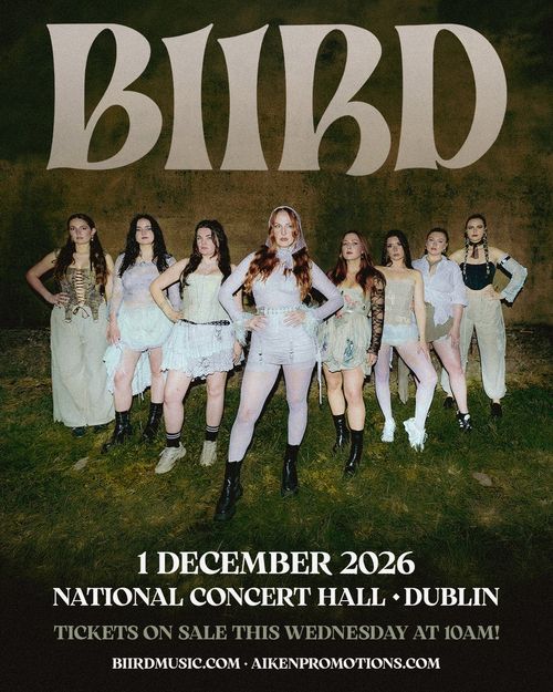 BIIRD at National Concert Hall on 1 December 2026 gig poster
