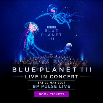 BLUE PLANET III LIVE IN CONCERT The City of Prague Philharmonic Orchestra at BP PULSE LIVE on 22 May 2027 gig poster