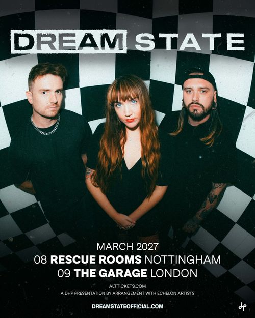 DREAM STATE march 2027 tour poster