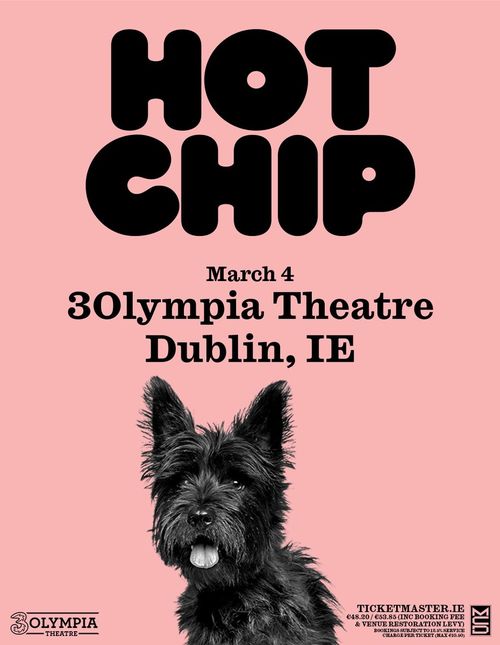 HOT CHIP at 30Olympia Theatre on 4 March 2027 gig poster