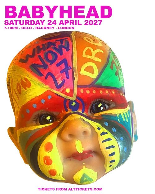 BABYHEAD at Oslo on 24 April 2027 gig poster