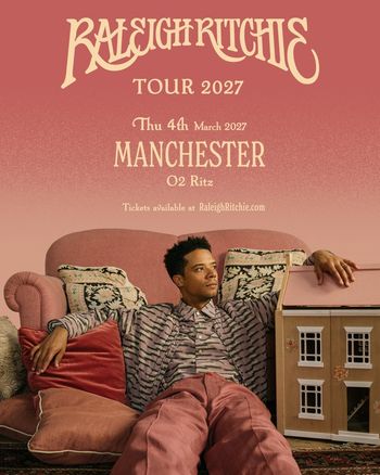 RALEIGH RITCHIE TOUR 2027 Raleigh Ritchie at O2 Ritz on 4 March 2027 gig poster