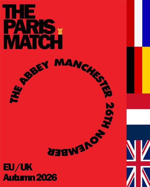 THE PARIS MATCH at THE ABBEY on 26 November 2026 gig poster