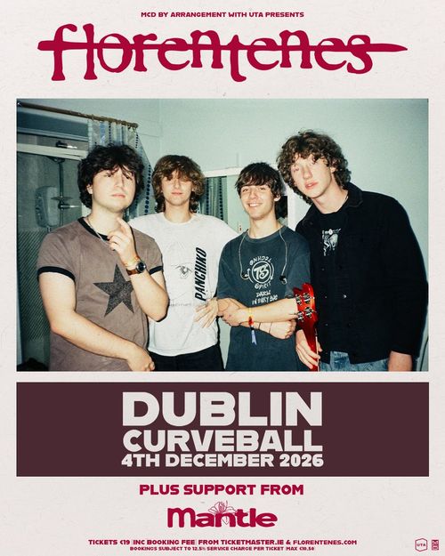Florentenes Mantle at Curveball on 4 December 2026 gig poster