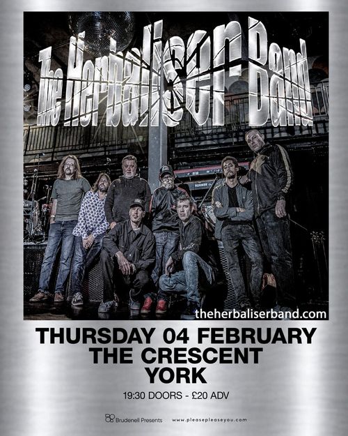 The Herbaliser Band at The Crescent on 4 February 2027 gig poster
