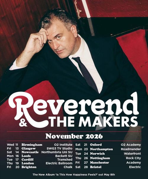Reverend & The Makers november 2026 tour poster