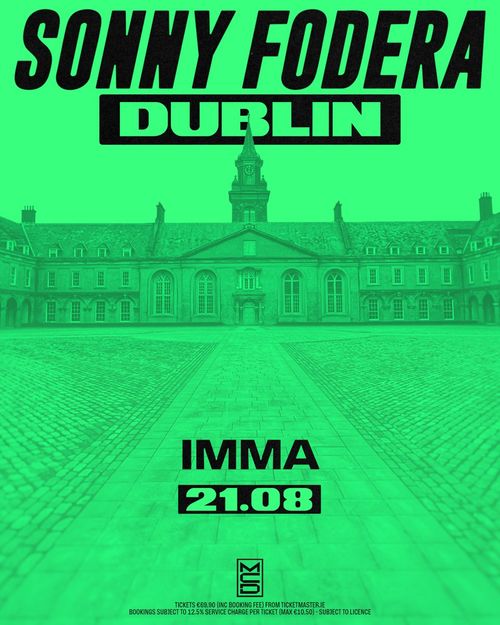 SONNY FODERA at IMMA on 21 August 2027 gig poster