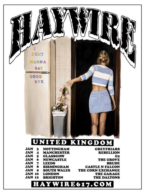 Haywire january 2027 tour poster