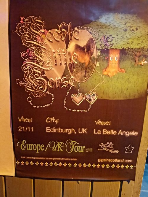 Peeble Little Horse - Europe/UK Tour 2026 Peeble Little Horse at La Belle Angele on 21 November 2026 gig poster