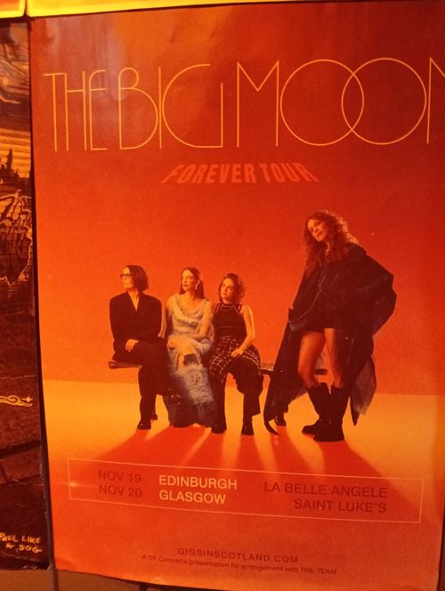 The Big Moon Forever Tour The Big Moon november 2026 tour poster