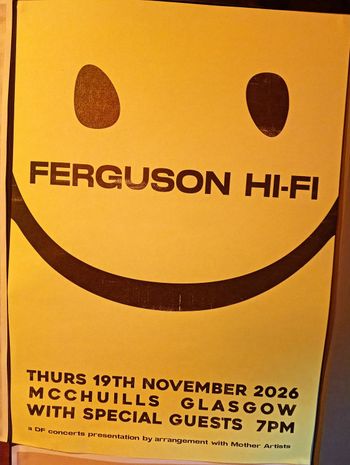 FERGUSON HI-FI at McChuills on 19 November 2026 gig poster