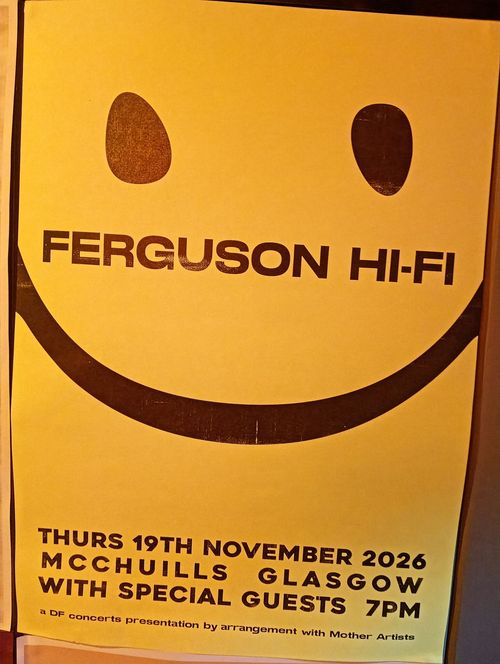 FERGUSON HI-FI at McChuills on 19 November 2026 gig poster