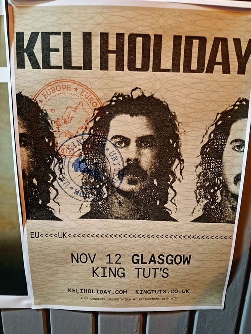 KELI HOLIDAY at King Tut's on 12 November 2026 gig poster