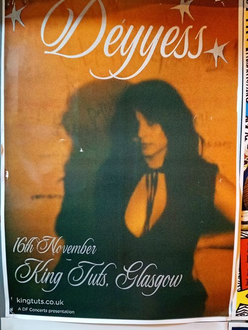 Déyyess at King Tuts on 16 November 2026 gig poster