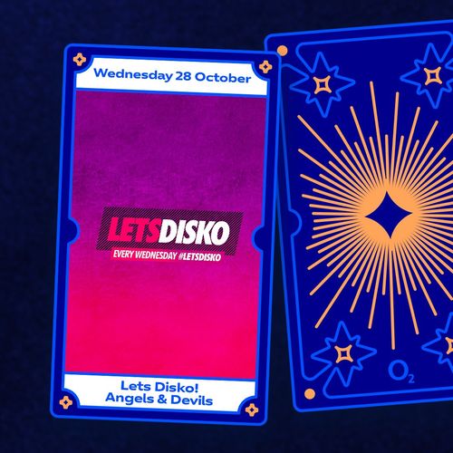 Lets Disko! Angels & Devils Lets Disko at O2 on 28 October 2026 gig poster