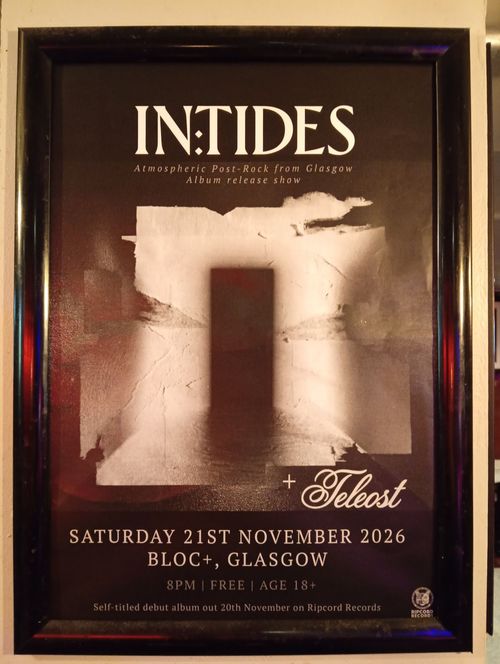 IN:TIDES Teleost at BLOC+ on 21 November 2026 gig poster