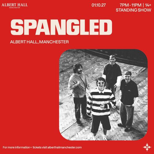 SPANGLED at Albert Hall on 1 October 2027 gig poster