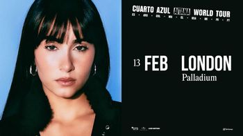 CUARTO AZUL AITANA WORLD TOUR Aitana at Palladium on 13 February 2024 gig poster