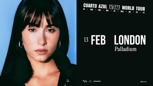 CUARTO AZUL AITANA WORLD TOUR Aitana at Palladium on 13 February 2024 gig poster