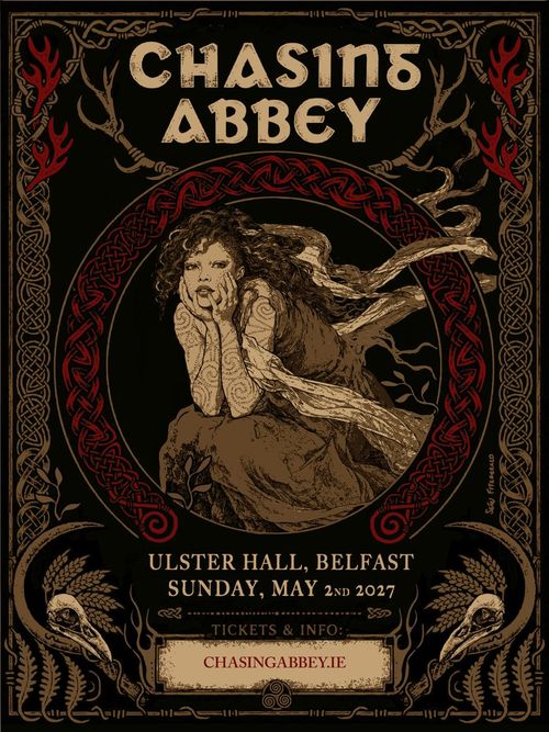 Chasing Abbey at Ulster Hall on 2 May 2027 gig poster