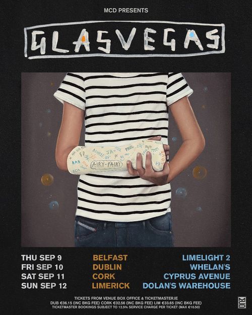 Glasvegas - Airy Fairy Tour Glasvegas september 2027 tour poster
