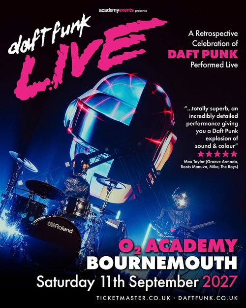 daftfunk LIVE Daft Funk at O2 ACADEMY on 11 September 2027 gig poster