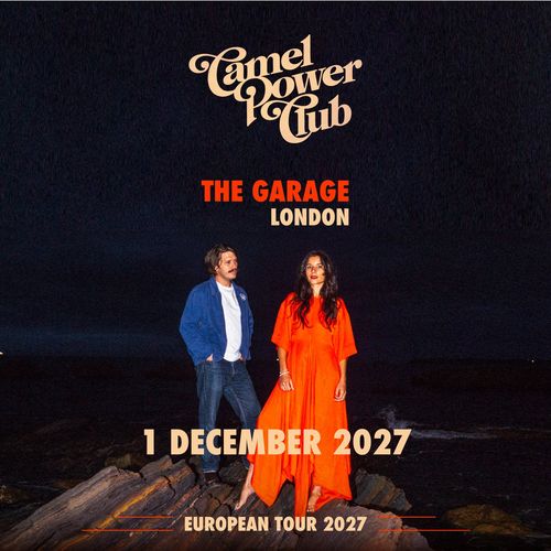 Camel Power Club at The Garage on 1 December 2027 gig poster
