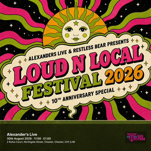 Loud N Local Festival 2026 at Alexander's Live on 30 August 2026 gig poster