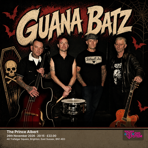 GUANA BATZ at The Prince Albert on 26 November 2026 gig poster