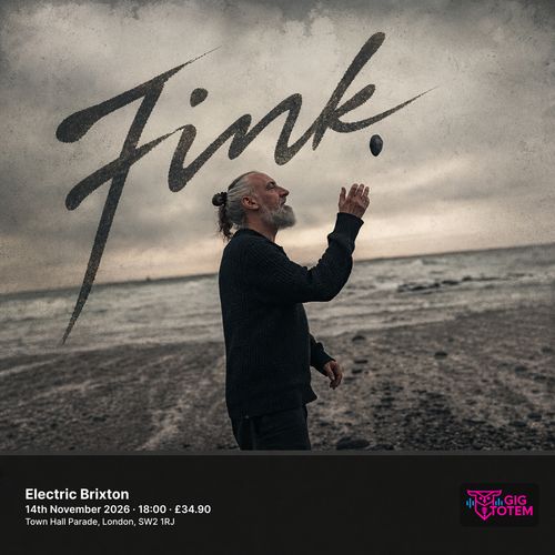 Fink Angela Autumn at Electric Brixton on 14 November 2026 gig poster