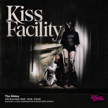 Kiss Facility at The Abbey on 14 November 2026 gig poster
