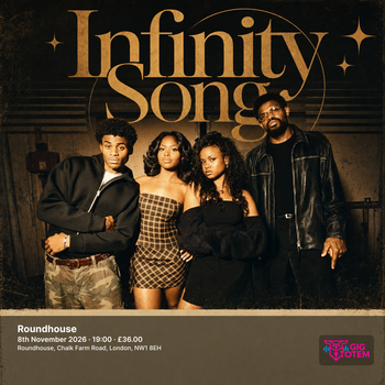 Infinity Song at Roundhouse on 8 November 2026 gig poster