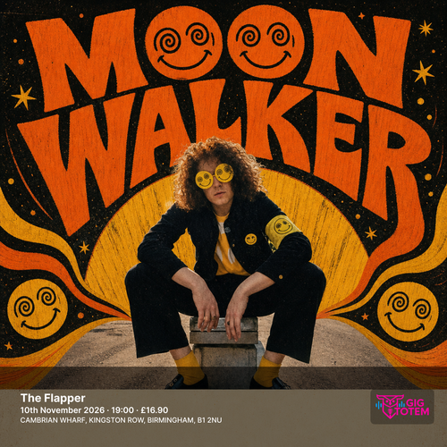 Moon Walker at The Flapper on 10 November 2026 gig poster