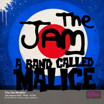 A Band Called Malice at The Old Woollen on 21 August 2026 gig poster
