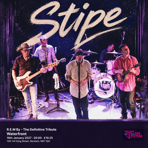 R.E.M By Stipe - The Definitive Tribute Stipe at Waterfront on 16 January 2027 gig poster