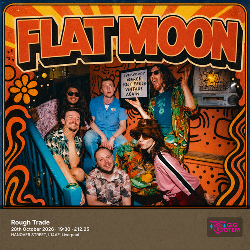 Flat Moon at Rough Trade on 28 October 2026 gig poster