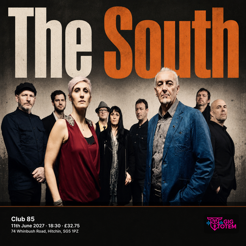 The South at Club 85 on 11 June 2027 gig poster