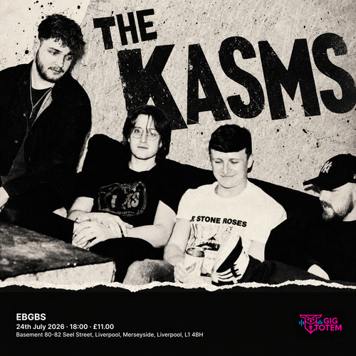 THE KASMS at EBGBS on 24 July 2026 gig poster