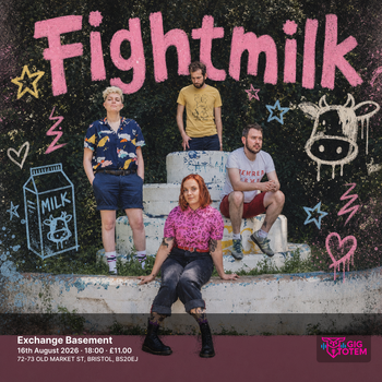 FIGHTMILK Long Neck at Exchange Basement on 16 August 2026 gig poster